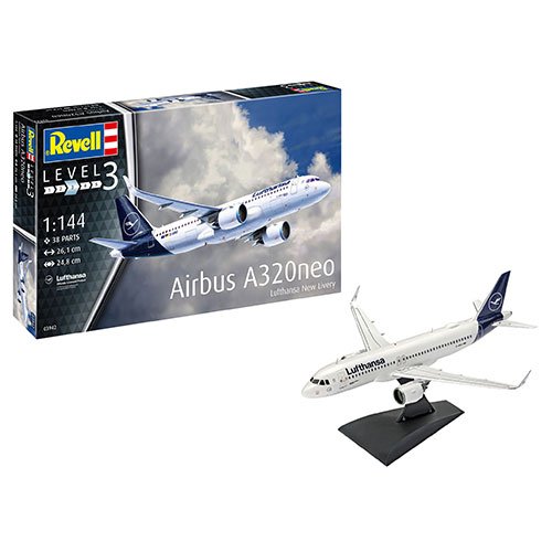 Revell: 1/144 Airbus A320neo Lufthansa New Livery 03942