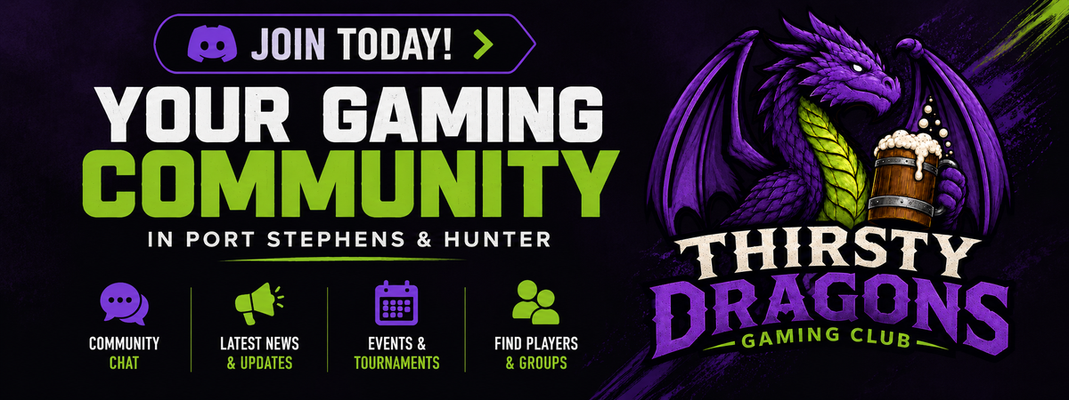 The Dragon Hangar Discord Community Server | Tabletop Gaming Chat in Port Stephens & Raymond Terrace