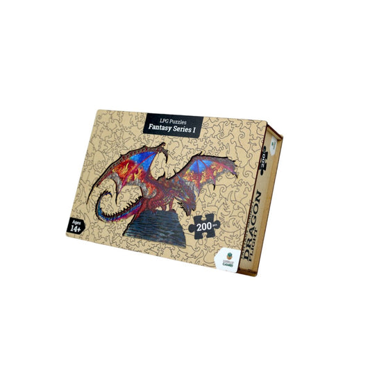 LPG Puzzles: Wooden Fantasy Dragon Flight