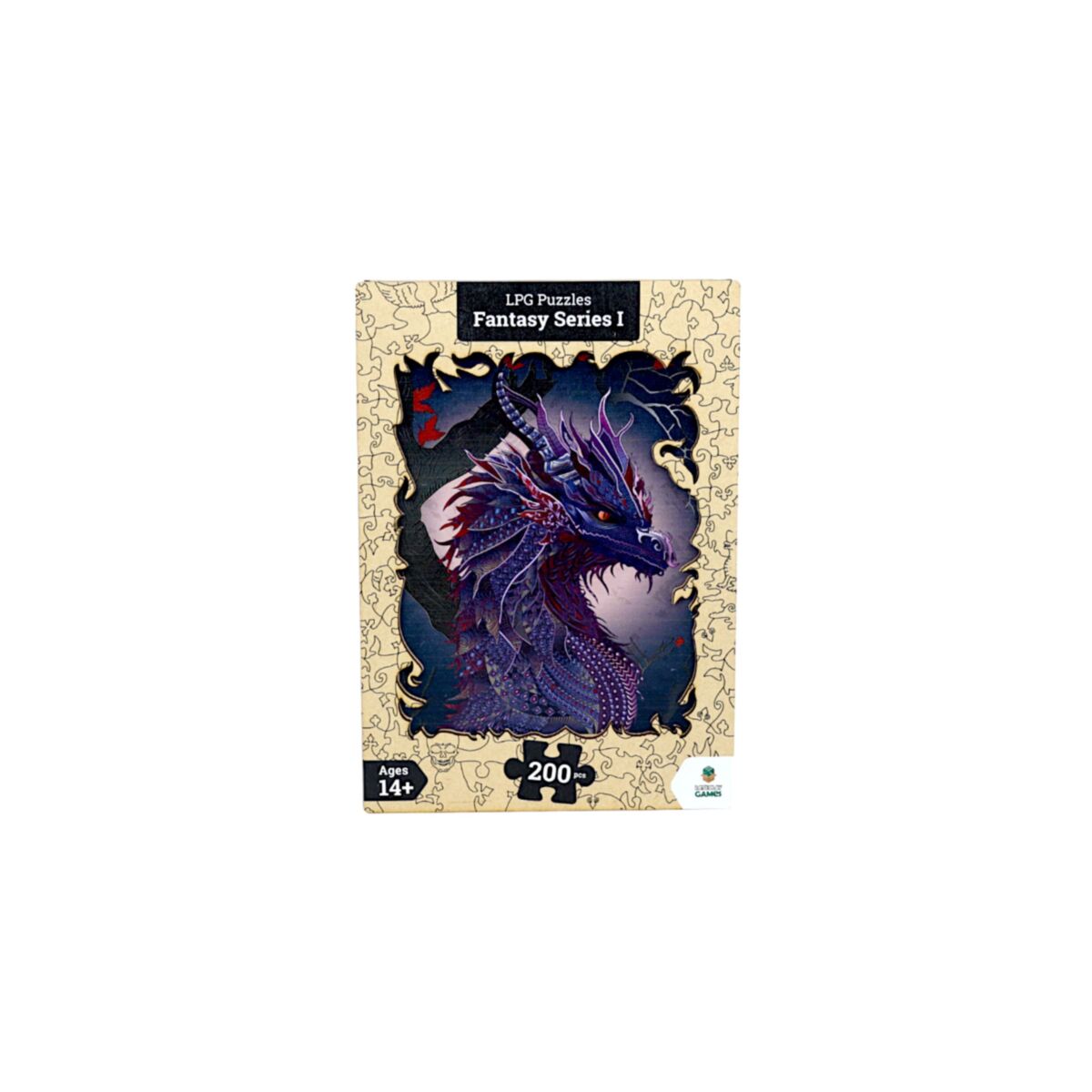 LPG Puzzles: Wooden Fantasy Dragon