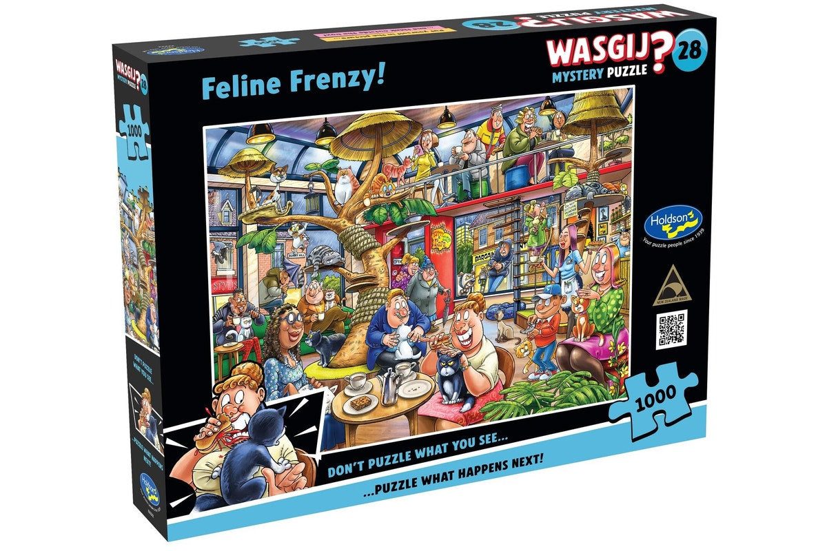 Wasgij: 1000pc Mystery #28 Feline Frenzy!