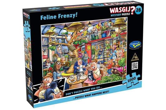Wasgij: 1000pc Mystery #28 Feline Frenzy!