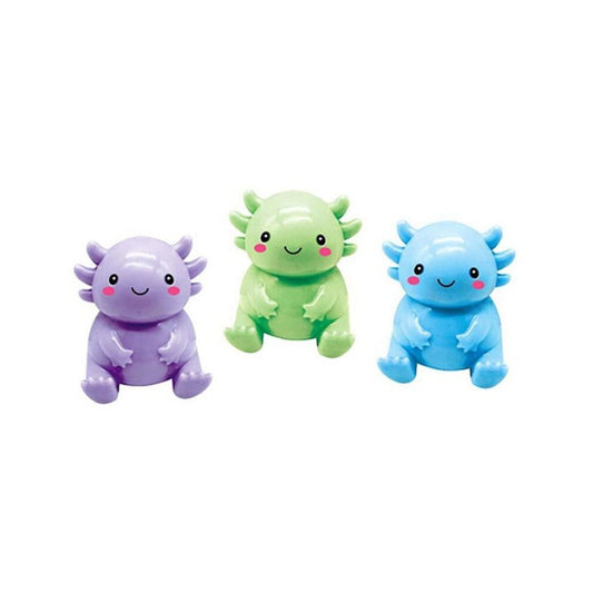 Squeeze Bubble Axolotl 7cm (Assorted - One Selected Randomly)