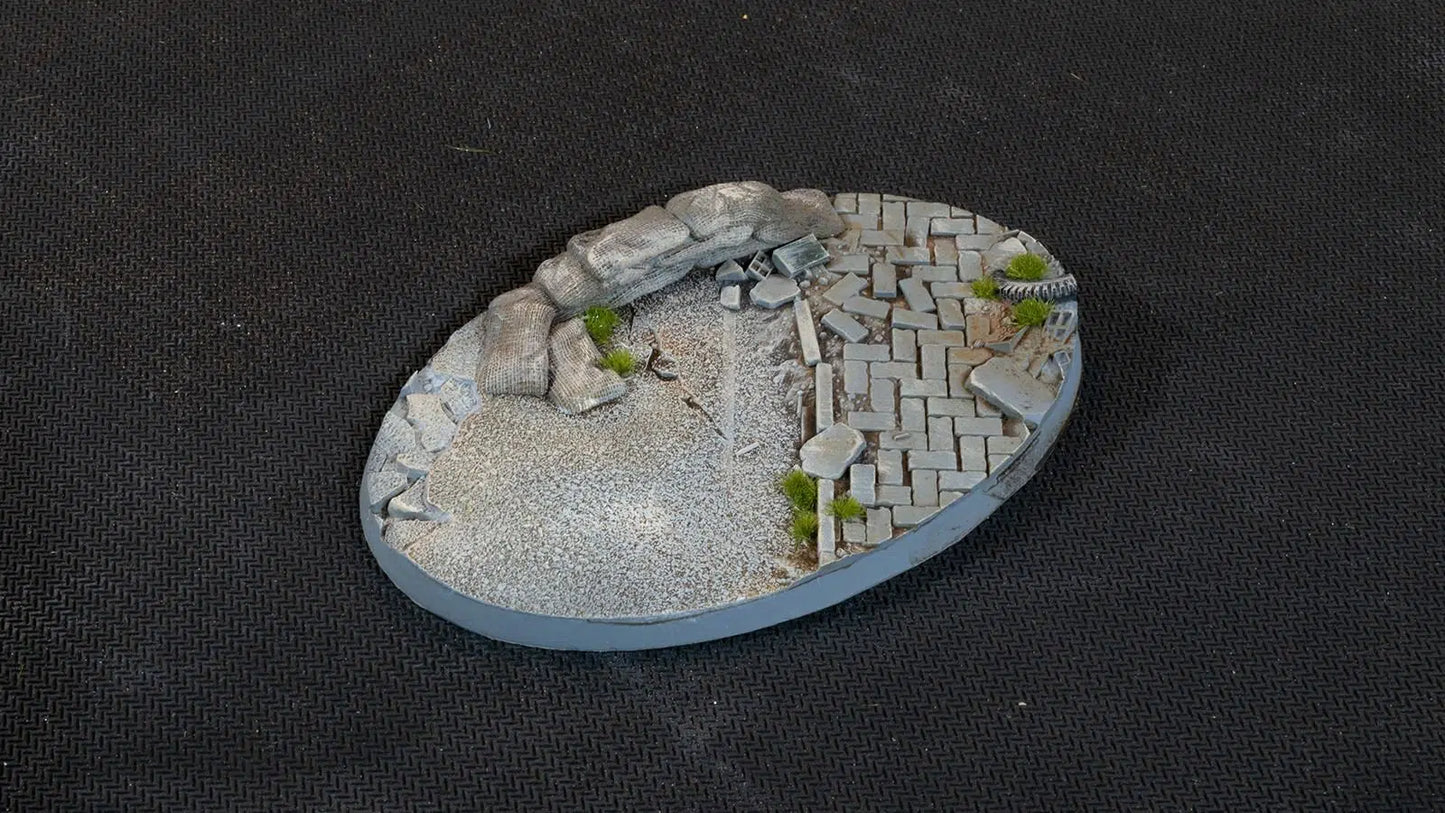 Gamers Grass: Bases Urban Warfare Oval 105mm (x1)