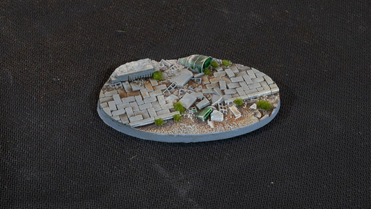 Gamers Grass: Bases Urban Warfare Oval 90mm (x2)