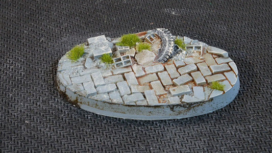 Gamers Grass: Bases Urban Warfare Oval 60mm (x4)