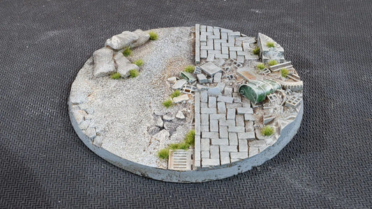 Gamers Grass: Bases Urban Warfare Round 100mm (x1)