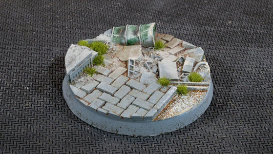 Gamers Grass: Bases Urban Warfare Round 50mm (x3)