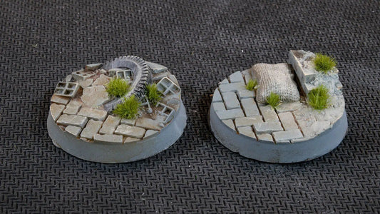 Gamers Grass: Bases Urban Warfare Round 32mm (x8)