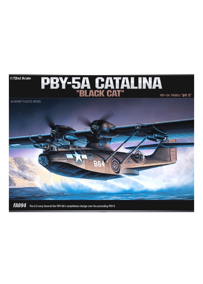 Academy: 1/72 PBY-5A Catalina Black Cat Aus Decals 12487