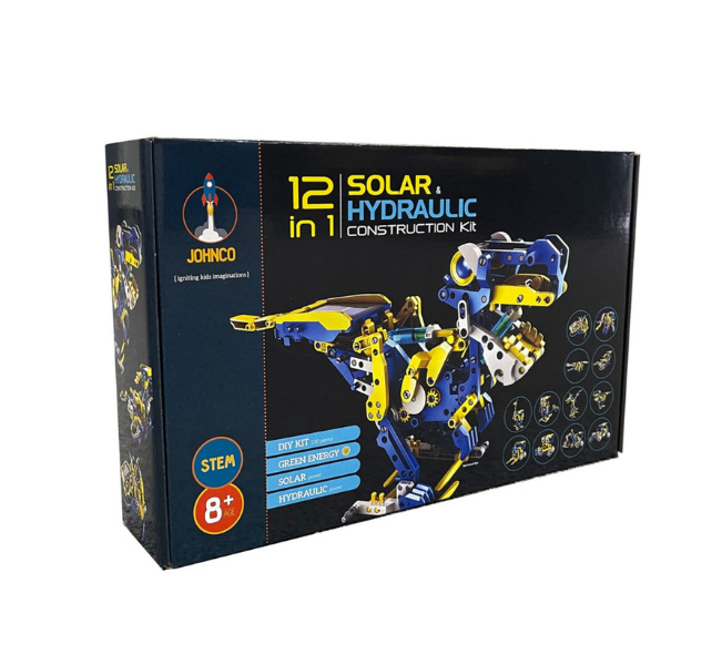 Johnco: 12 in 1 Solar and Hydraulic Construction Kit