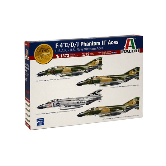 Italeri: 1/72 F-4 C/D/J Phantom II Aces USAF US Navy Vietnam Aces 1373