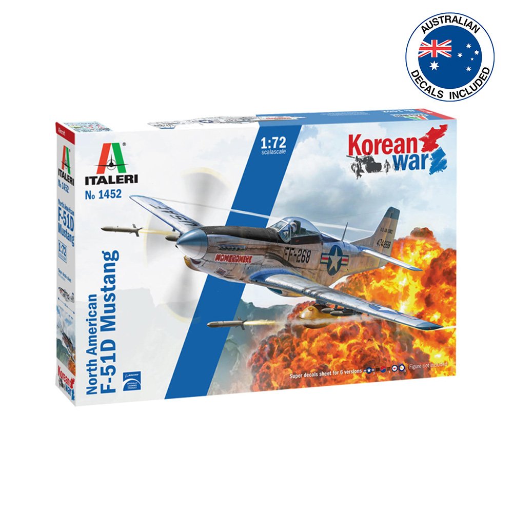 Italeri: 1/72 North American F-51D Mustang Korean War 1452