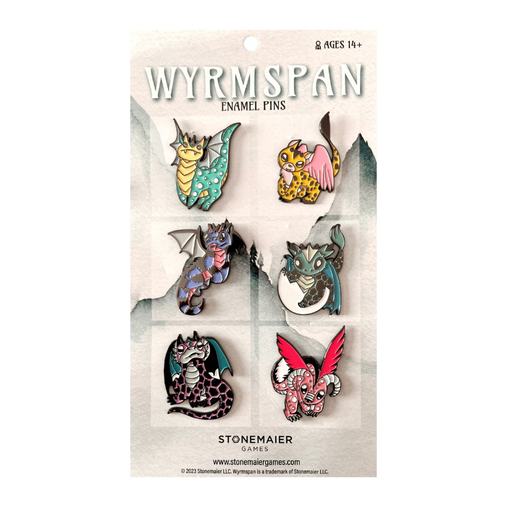 Wyrmspan: Enamel Pins – The Dragon Hangar