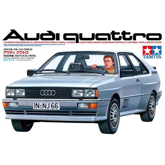Tamiya: 1/24 Audi Quattro with Driver 24031
