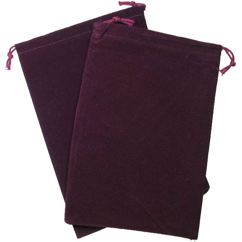 Chessex: Dice Bag Suedecloth (S) Burgundy 4" x 5 1/2