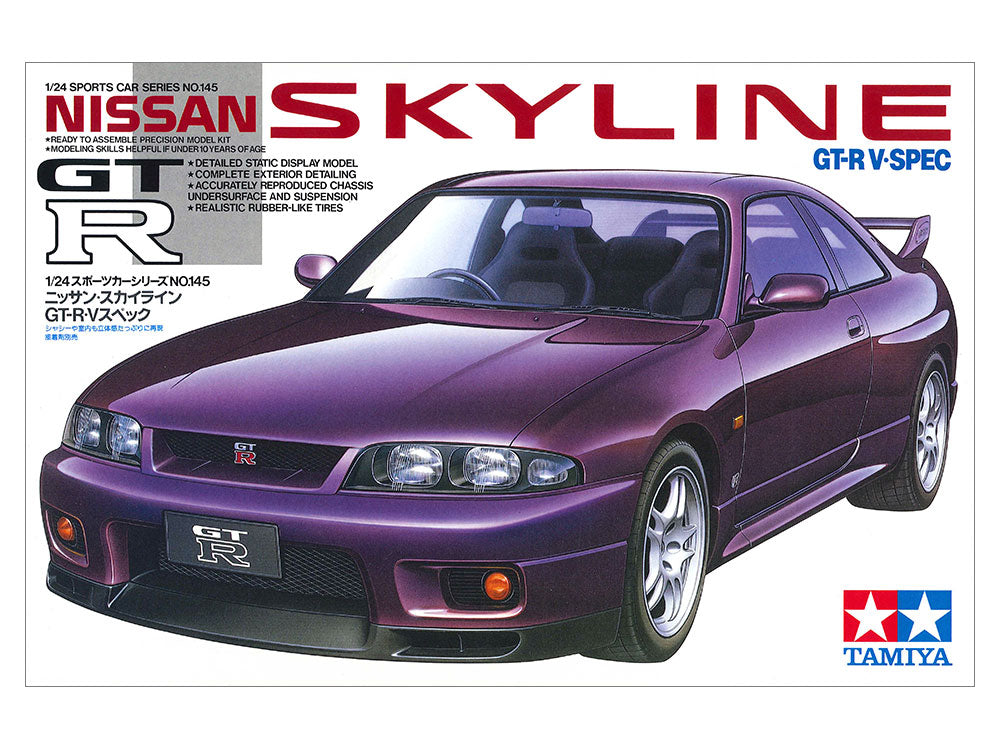 Tamiya: 1/24 Nissan Skyline R33 GT-R V-Spec 24145
