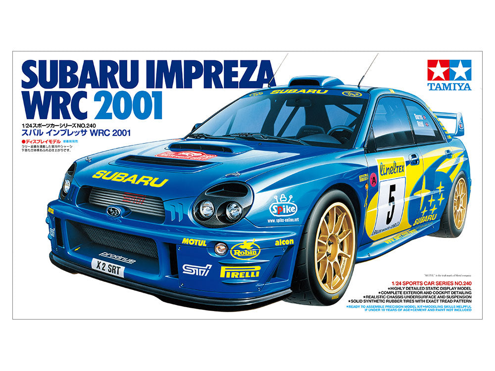 Tamiya: 1/24 Subaru Impreza WRC 2001 24240