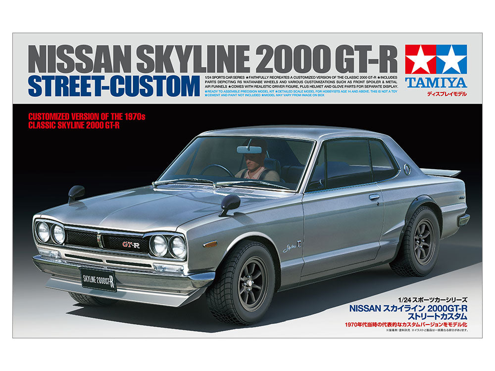 Tamiya: 1/24 Nissan Skyline 2000 GT-R Street-Custom 24335