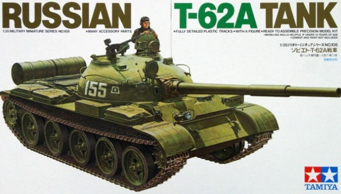 Tamiya: 1/35 Russian T-62A Tank 35108