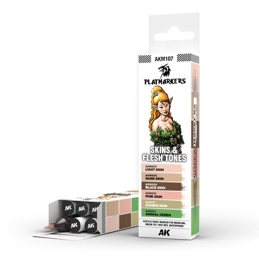 AK Interactive: Playmarkers Sets Skin & Flesh Tones