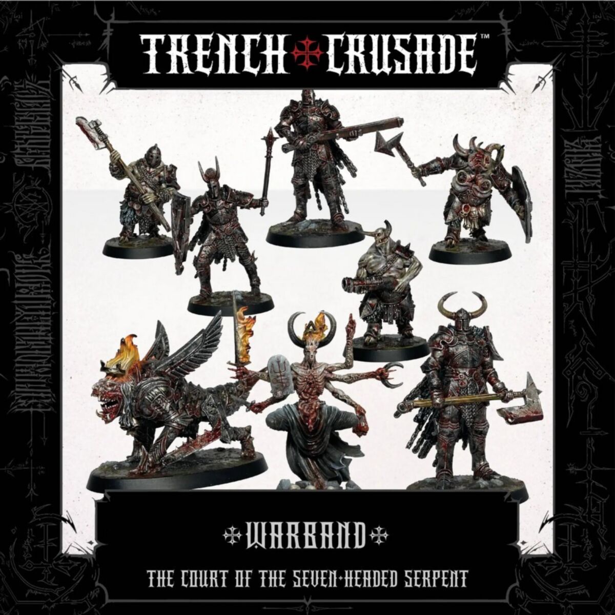Trench Crusade: Warband Court of the Seven-Headed Serpent by Pluto Minis
