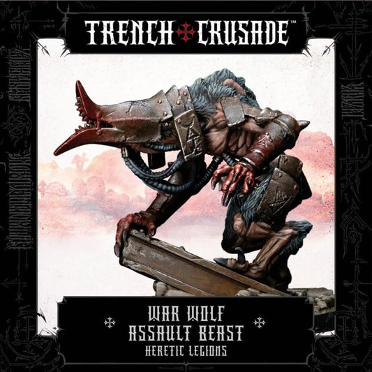 Trench Crusade: War Wolf Assault Beast by Pluto Minis