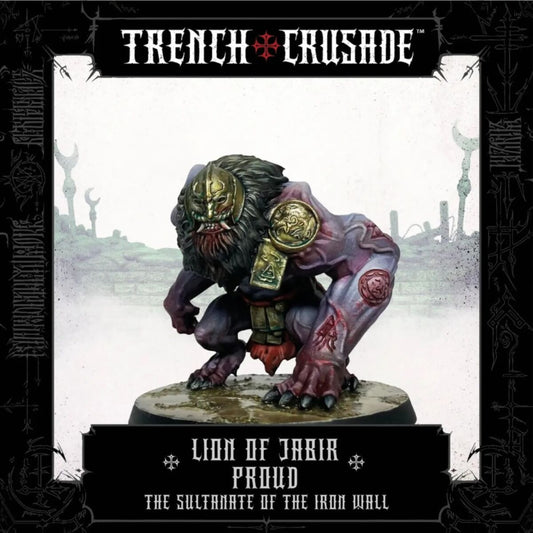 Trench Crusade: Lion of Jabir (Standing) by Pluto Minis