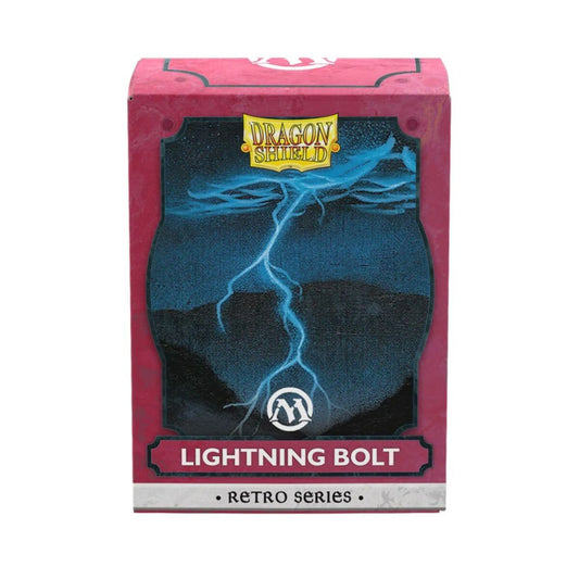 Dragon Shield: Sleeves Brushed Art MTG Retro Series Lightning Bolt