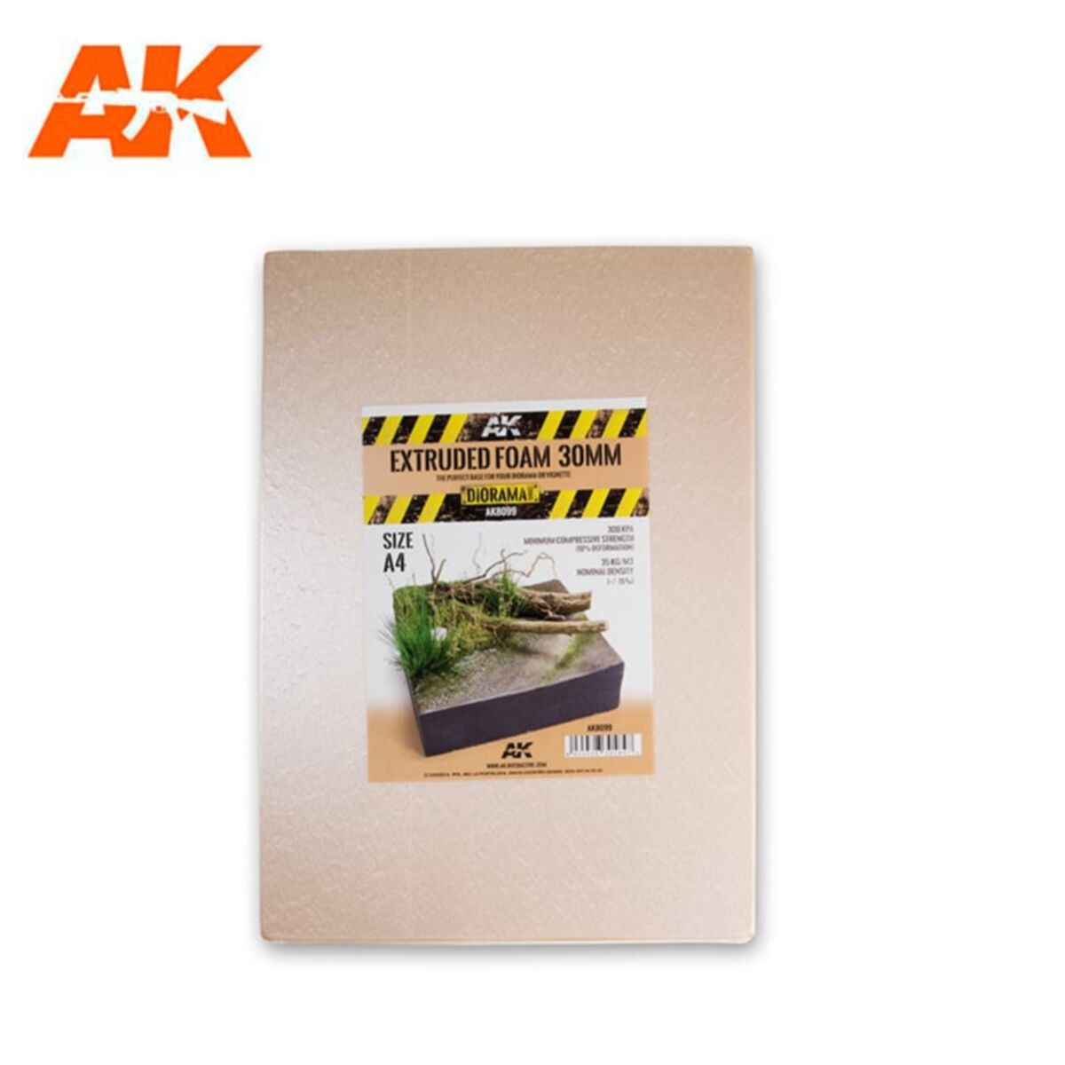 AK Interactive: Extruded Foam 30mm A4