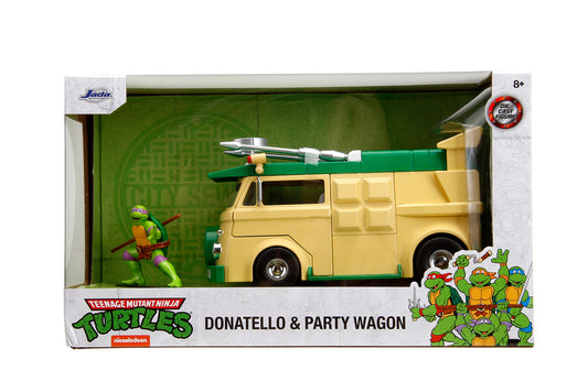 Jada: 1/24 TMNT Party Wagon with Donatello
