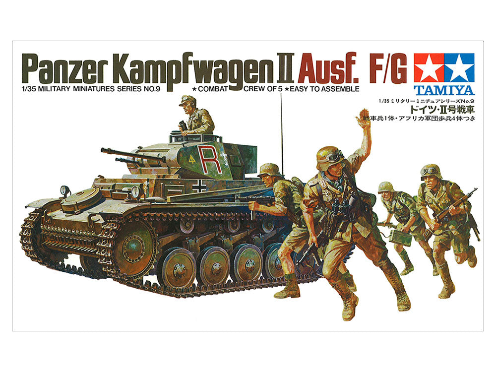Tamiya: 1/35 Panzer Kampfwagen II Ausf. F/G 35009