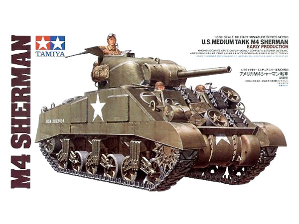 Tamiya: 1/35 US Medium Tank M4 Sherman 35190