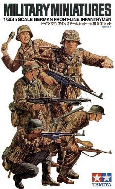 Tamiya: 1/35 German Front-Line Infantrymen 35196