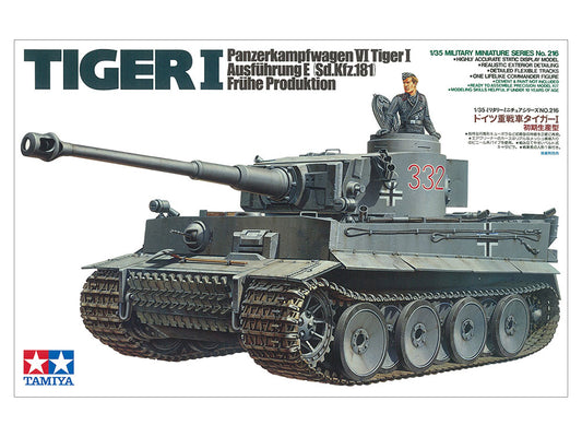 Tamiya: 1/35 Panzerkampfwagen VI Tiger I Ausfuhrung E Sd.Kfz.181 Early Production 35216