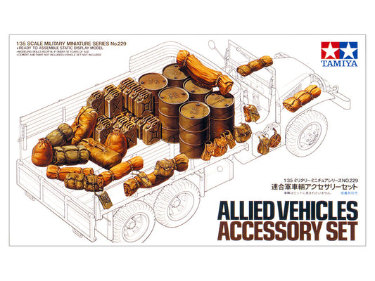 Tamiya: 1/35 Allied Vehicles Accessory Set 35229