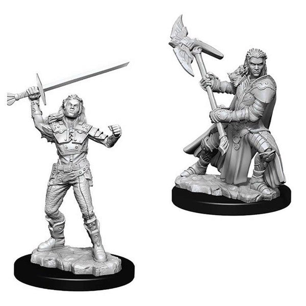 D&D: Nolzur's Marvelous Miniatures Half-Orc Fighter Female