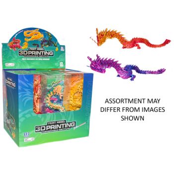 3D Printed Dragon Articulated (Assorted - One Selected Randomly)