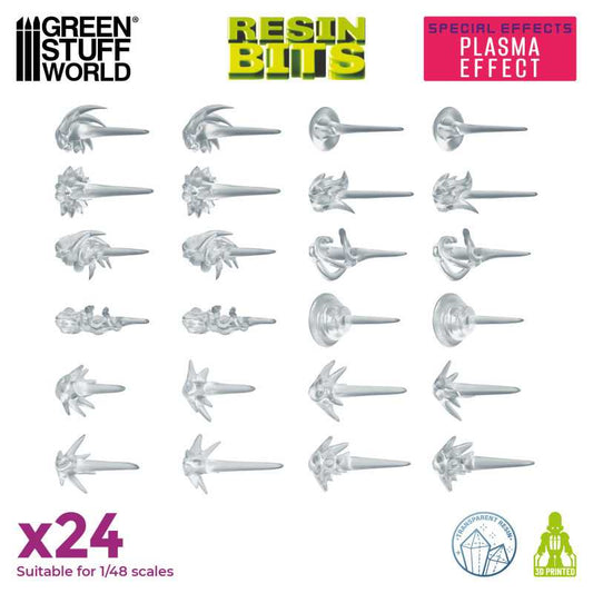 Green Stuff World: Resin Bits - 1/48 Plasma Effect
