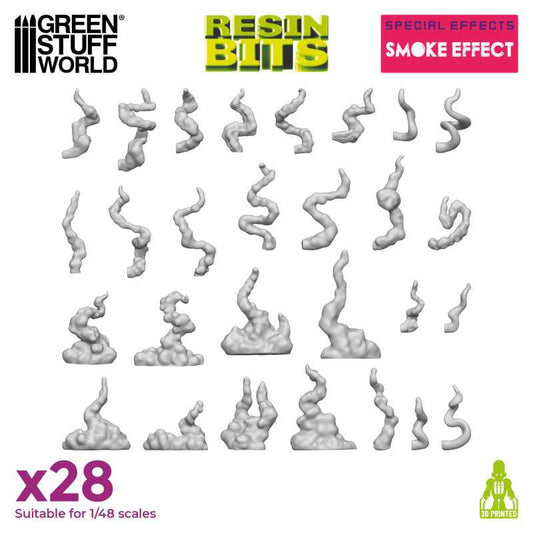 Green Stuff World: Resin Bits - 1/48 Smoke Effect
