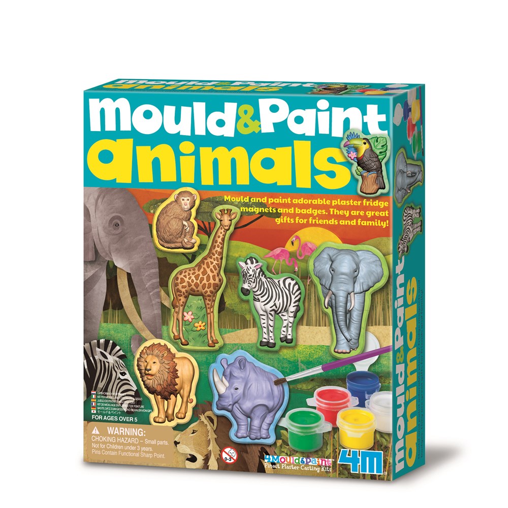 4M: Mould & Paint Wildlife Animals
