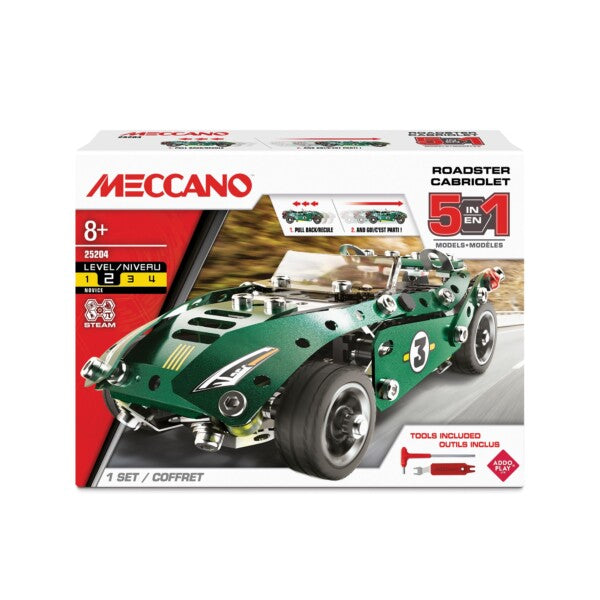 Meccano: 5in1 Multi Model Set Roadster