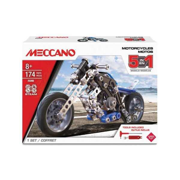 Meccano: 5in1 Multi Model Set Motorcycles