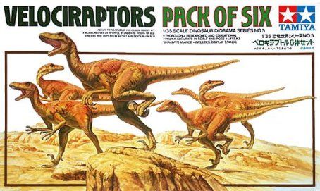 Tamiya: 1/35 Velociraptors Diorama Set 60105
