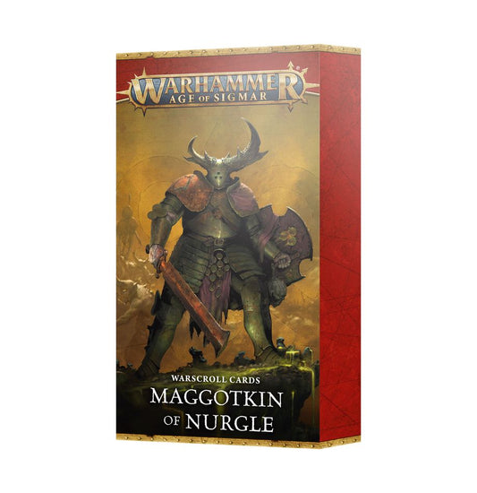 Age of Sigmar: Warscroll Cards Maggotkin of Nurgle 4E