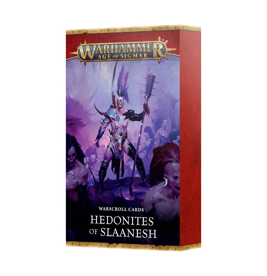 Age of Sigmar: Warscroll Cards Hedonites of Slaanesh 4E