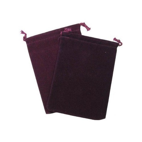 Chessex: Dice Bag Suedecloth (L) Purple 5" x 7 1/2