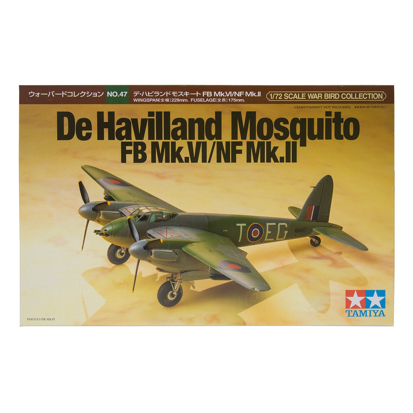 Tamiya: 1/72 De Havilland Mosquito FB Mk.VI/NF Mk.II 60747