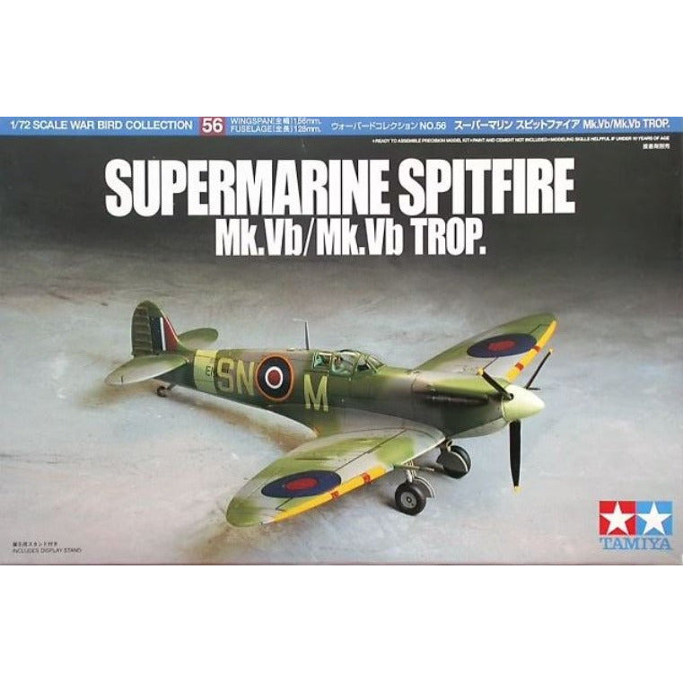 Tamiya: 1/72 Supermarine Spitfire MK.Vb/Mk.Vb Trop 60756