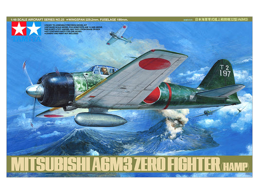 Tamiya: 1/48 Mitsubishi A6M3 Zero Fighter Hamp 61025